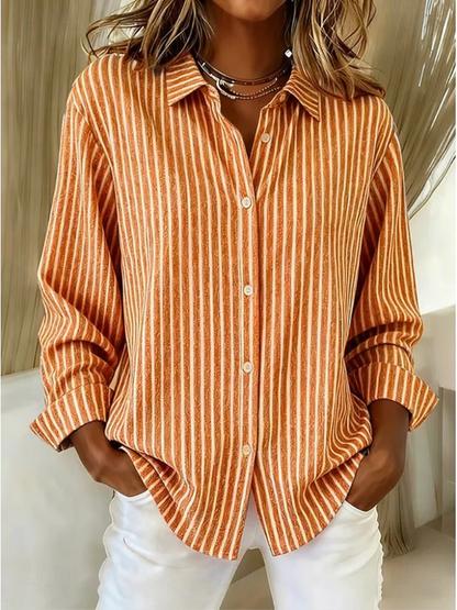 Gorie™ | Relaxed Long Sleeve Women’s Shirt