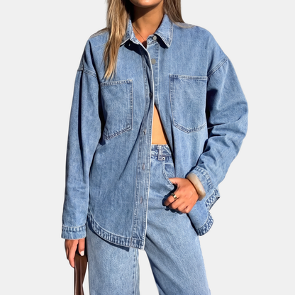 Clara | Oversized Denim Jacket