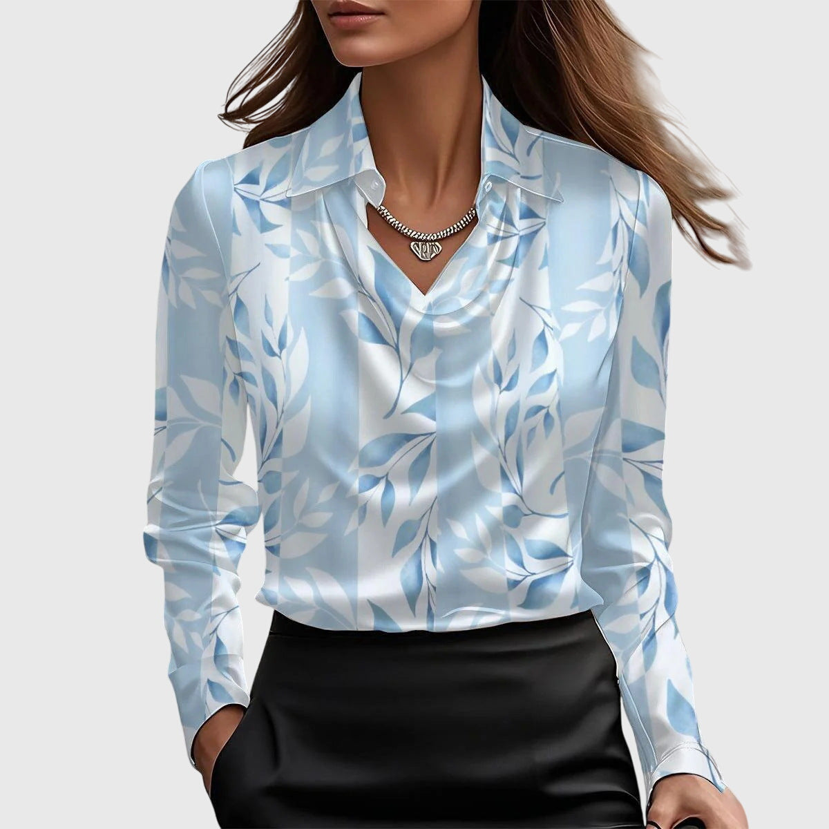 Zoe | Elegant Satin Blouse