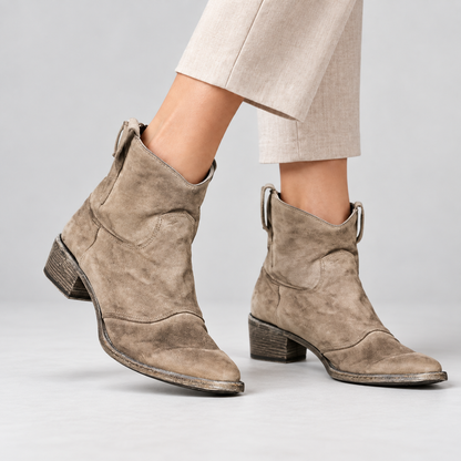 Lucille Women's Soft Suede Western Boots