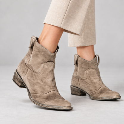 Lucille Women's Soft Suede Western Boots