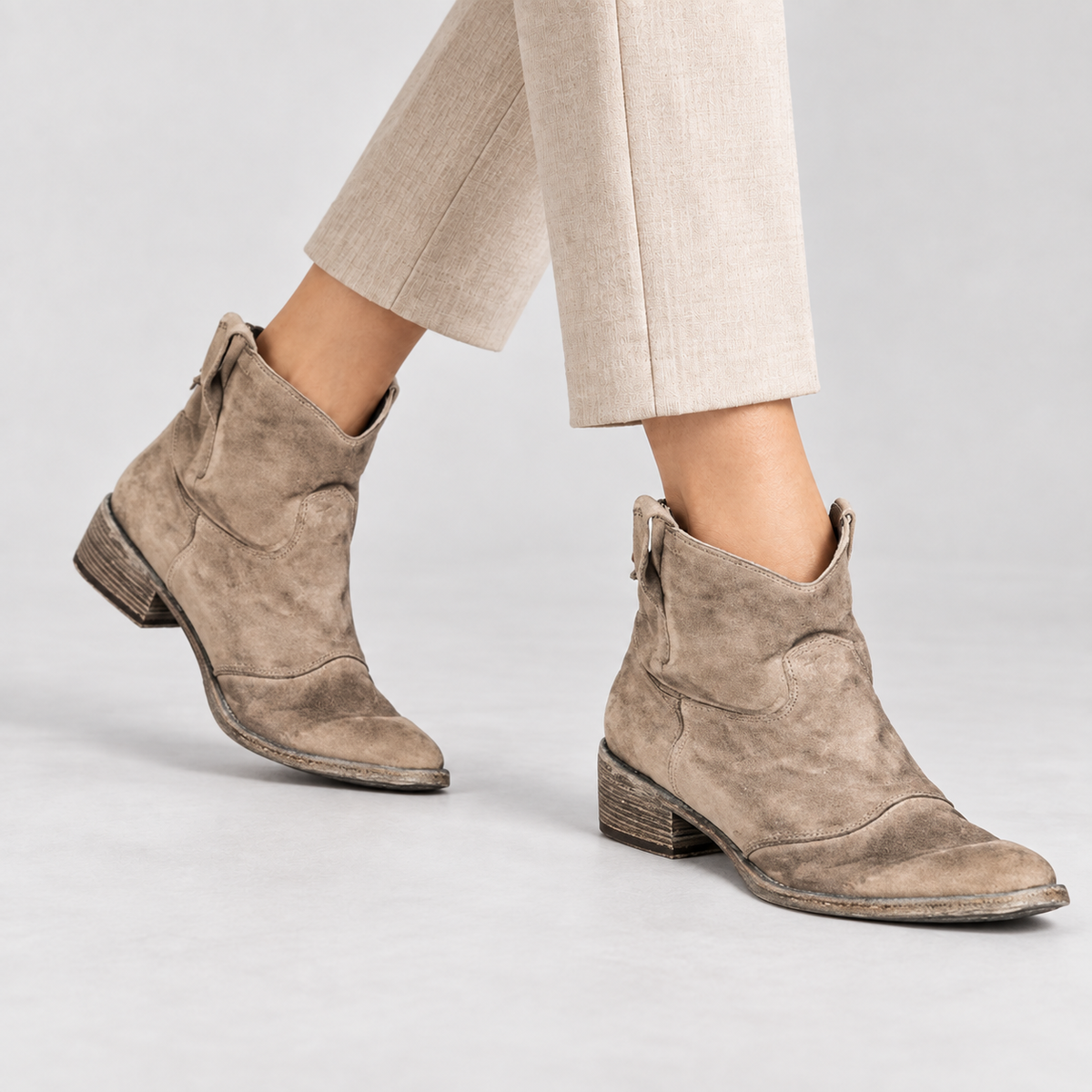 Lucille Women's Soft Suede Western Boots