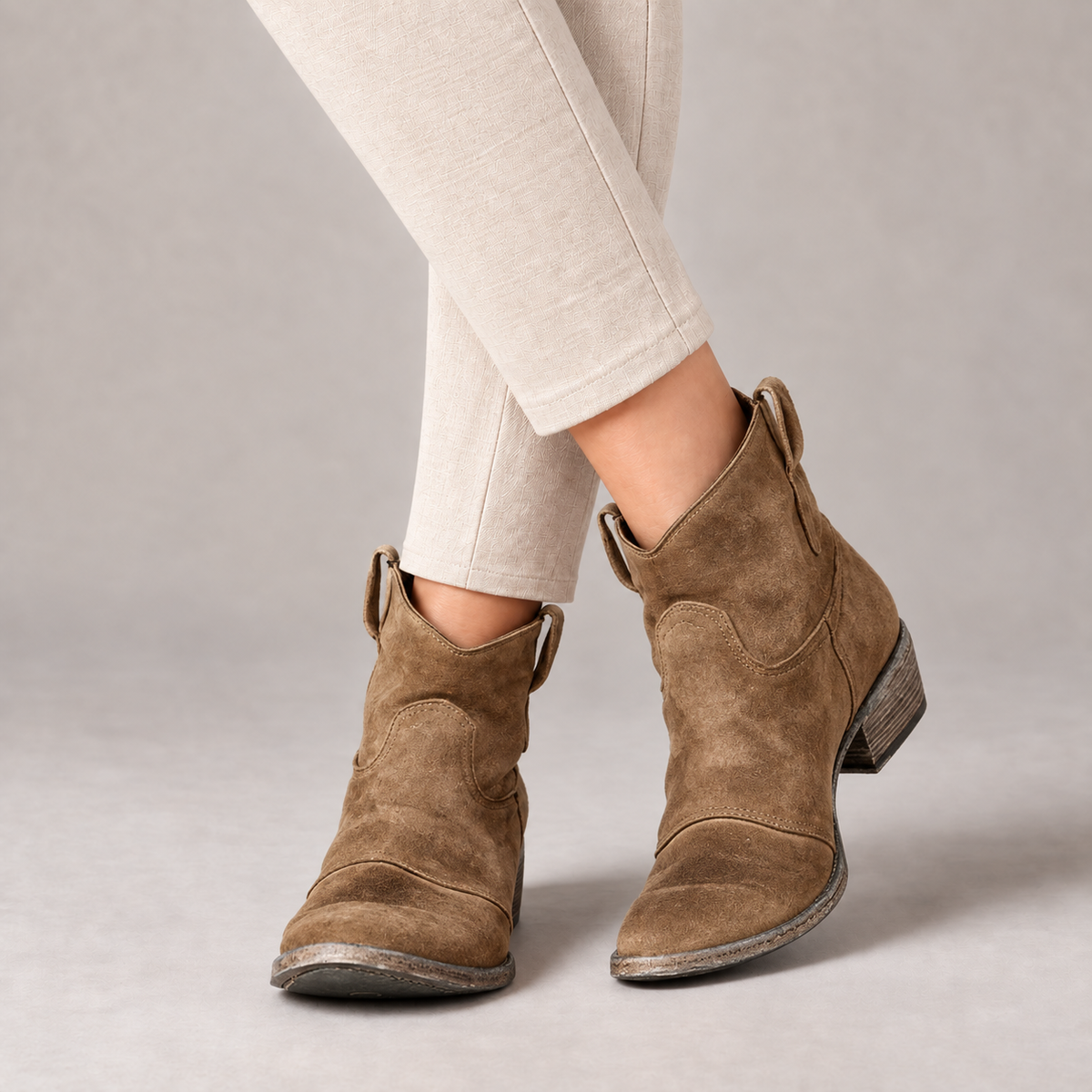 Lucille Women's Soft Suede Western Boots