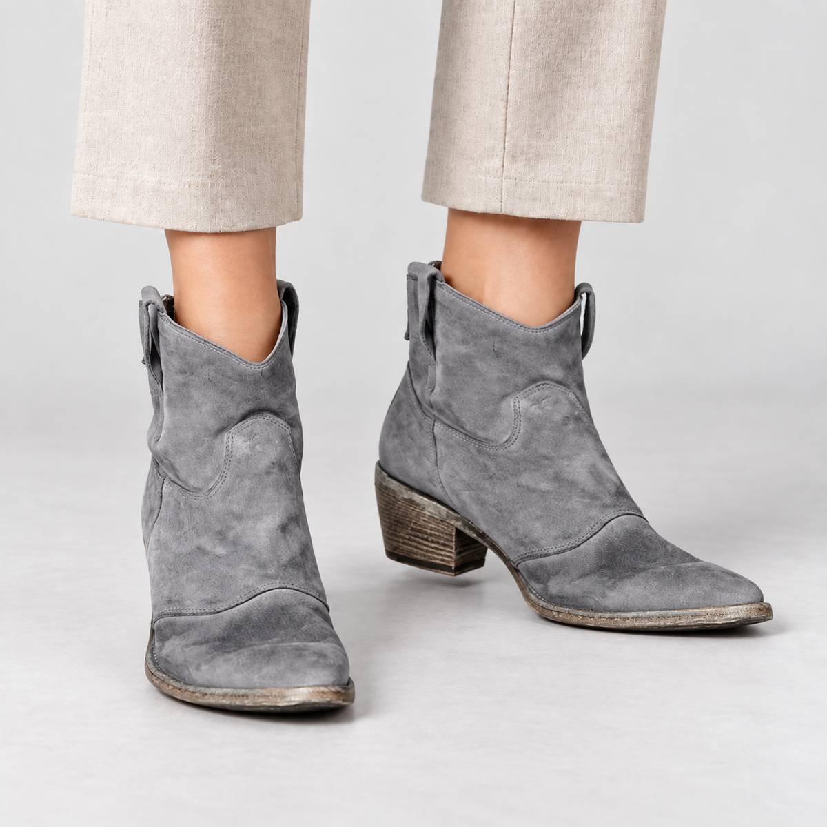 Lucille Women's Soft Suede Western Boots