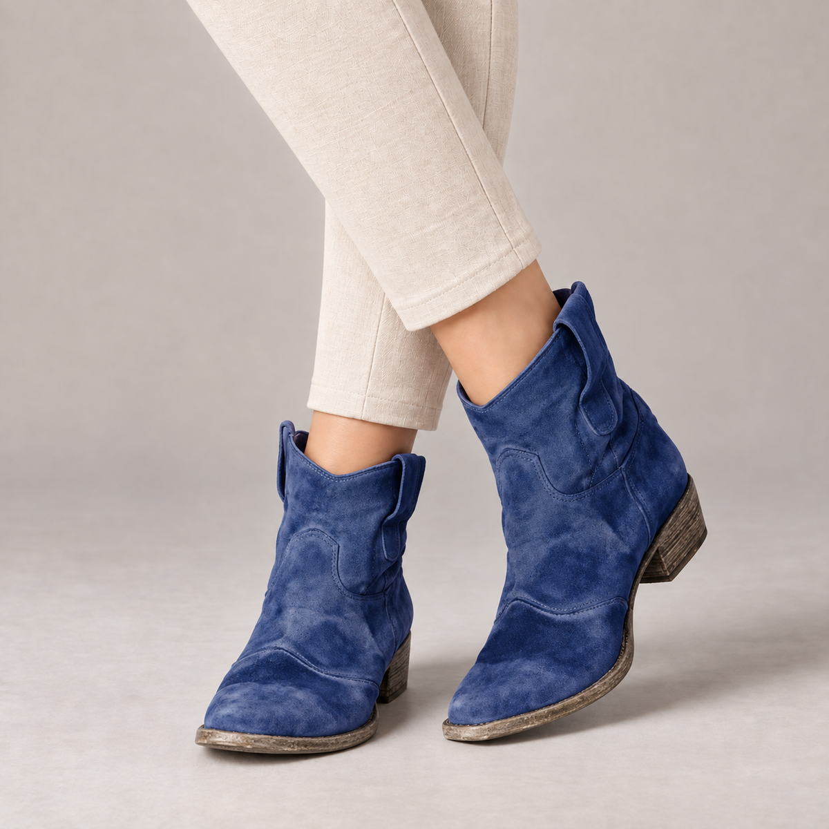 Lucille Women's Soft Suede Western Boots