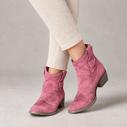 Lucille Women's Soft Suede Western Boots