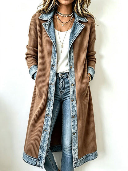 Riley™ | Casual Long-line Knit Cardigan